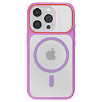 Avizar Coque pour iPhone 14 Pro Conception Bi-Matière Compatible MagSafe Violet