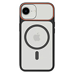 Avizar Coque pour iPhone 16e Conception Bi-Matière Compatible MagSafe Noir