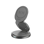 Forever Chargeur sans fil 3-en-1 MagSafe Qi 15W pour Écouteurs TWS / Apple Watch Noir