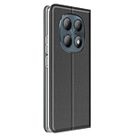 Avizar Étui pour Redmi Note 15 5G Effet Strié avec Porte-carte et Fonction Stand