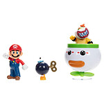 World of Nintendo - Pack 2 figurines Mario and Bowser Jr. Clown Car 6 cm World of Nintendo - Pack 2 figurines Mario and Bowser Jr. Clown Car 6 cm