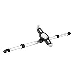 Avizar Support Voiture Appui-tête pour Tab et Smartphones 7" à 11" Rotation 360° Argent