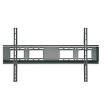 Avizar Support Mural Fixe pour Téléviseur 80 à 120 pouces Charge Maximale 300 kg Argent