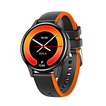 Forever Montre Connectée Bluetooth Igo Watch 4 Écran Amoled IP67 avec Assistant Vocal Noir / Orange