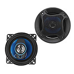 Avizar Haut-parleur Automobile 300W 10x10cm Aimant en Ferrite Sensibilité 90dB Noir / Bleu