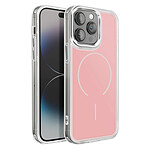 Avizar Coque MagSafe pour iPhone 14 Pro Max Protection Bi-matière Ultra Renforcé Rose Avizar Coque MagSafe pour iPhone 14 Pro Max Protection Bi-matière Ultra Renforcé Rose