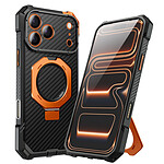 Supcase Coque MagSafe pour iPhone 17 Pro Max Protection Militaire Ultra Résistant 4.5m Noir / Orange
