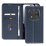 Avizar Étui Portefeuille Xiaomi Redmi Note 15 Pro Plus 5G Chesterfield Fonction Stand Bleu