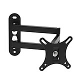 Avizar Support Mural Inclinable pour Téléviseur 10 à 26 pouces Charge Maximale 15 kg Noir