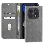 Avizar Étui Portefeuille Xiaomi Redmi Note 15 4G / 5G Série Chesterfield Fonction Stand Gris