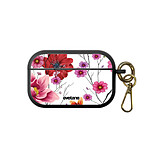 Evetane Housse pour Airpods Pro silicone liquide noir Fleurs Multicolores Evetane Housse pour Airpods Pro silicone liquide noir Fleurs Multicolores