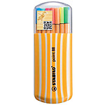 STABILO Etui 'Zebrui' de 20 Fineliner à pointe fine point 88 néon