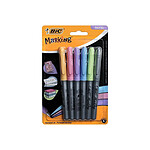 BIC Blister de 5 marking color Assorti de couleurs pastels ou intenses.