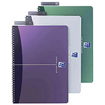 OXFORD Cahier 'OFFICE' Reliure intégrale A4 Ligné 90 F 90g Couv. Polypro Assorties