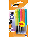BIC Lot de 10 Stylos Bille pointe moyenne Bleu BIC Lot de 10 Stylos Bille pointe moyenne Bleu