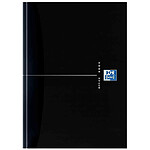 OXFORD Carnet de notes 'Smart Black' relié, A4, ligné