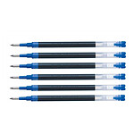 PILOT Recharge Roller Encre liquide V Ball 7 RT et Greenball Pointe Moyenne Bleu x 6