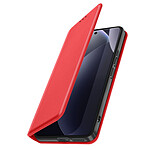 Avizar Étui pour Redmi Note 15 Pro 4G Séries Classic avec Porte-carte et Support vidéo Rouge
