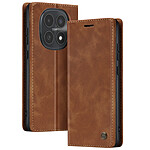 Avizar Étui Portefeuille Vintage pour Redmi Note 15 4G / 5G Collections CaseMe Marron foncé
