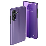 Avizar Étui Miroir pour Galaxy S26 Ultra avec Fenêtre Smart View et Support Pliable Violet foncé