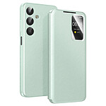 Avizar Étui pour Galaxy A17 avec Fenêtre Smart View et Porte-carte Vert