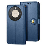 Avizar Étui Folio Portefeuille pour Honor Magic 8 Lite avec Dragonne et Porte-cartes Bleu nuit Avizar Étui Folio Portefeuille pour Honor Magic 8 Lite avec Dragonne et Porte-cartes Bleu nuit