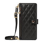 Avizar Étui Bandoulière pour Galaxy S26 Ultra avec Pochette Zippée et Support Vidéo Noir