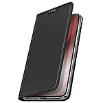 Dux Ducis Étui Clapet pour Honor Magic 8 Lite avec Porte-cartes Série Skin Pro Noir