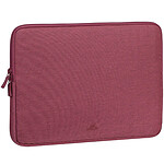 Rivacase Housse pour Ordinateur Portable 14 pouces Suzuka en Polyester Imperméable Rouge