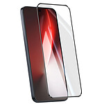 iMak Verre Trempé pour Honor Magic 8 Lite Compatible Ultrasonique avec Applicateur Noir transparent