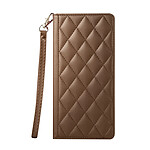 Avizar Étui Portefeuille RFID pour Galaxy S26 avec Support Vidéo et Dragonne Amovible Marron