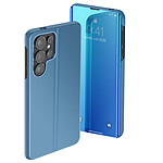 Avizar Étui de Protection pour Galaxy S26 Ultra Clear View avec Support Vidéo Bleu