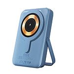 URBAN FACTORY Powerbank MagSafe 10000mAh avec port USB / USB-C et fonction Support Bleu