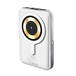 URBAN FACTORY Powerbank MagSafe 10000mAh avec port USB / USB-C et fonction Support Blanc