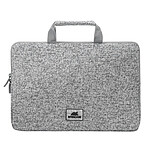Rivacase Housse de Transport et Protection pour Laptop jusqu'à 15.6" avec Poignée Gris