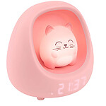 BigBen Réveil Digital pour Enfant Avec Veilleuse et 3 Mélodies Apaisants Chat Rose BigBen Réveil Digital pour Enfant Avec Veilleuse et 3 Mélodies Apaisants Chat Rose