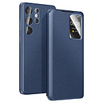 Avizar Étui pour Galaxy S26 Ultra avec Fenêtre Smart View et Porte-carte Bleu nuit Avizar Étui pour Galaxy S26 Ultra avec Fenêtre Smart View et Porte-carte Bleu nuit