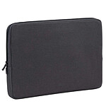 Rivacase Housse pour Ordinateur Portable 17.3 pouces Suzuka en Polyester Imperméable Noir