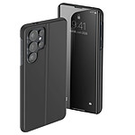 Avizar Étui de Protection pour Galaxy S26 Ultra Clear View avec Support Vidéo Noir