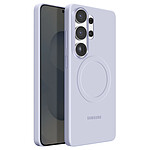 Samsung Coque MagSafe pour Galaxy S26 Ultra en Silicone Magnet Cover Antichoc Lavande