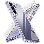 Evetane Coque Samsung Galaxy S26 Antichoc Silicone bords renforcés + 2 Vitres en verre trempé Protection écran