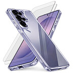 Evetane Coque Samsung Galaxy S26 Ultra Antichoc Silicone bords renforcés + 2 Vitres en verre trempé Protection écran