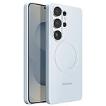 Samsung Coque MagSafe pour Galaxy S26 Ultra Série Silicone Magnet Cover Antichoc Bleu