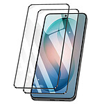 Amorus Pack de 2 Verre Trempé pour Samsung Galaxy S26 Protection Ultra Résistant Noir transparent