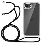 Avizar Coque pour iPhone 17e en Silicone avec Cordon en Nylon Tressé 70cm Transparent Avizar Coque pour iPhone 17e en Silicone avec Cordon en Nylon Tressé 70cm Transparent