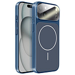 Avizar Coque MagSafe pour iPhone 15 Rigide avec Verre Protection Caméra