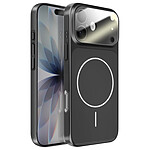 Avizar Coque MagSafe pour iPhone 17 Rigide avec Verre Protection Caméra Noir