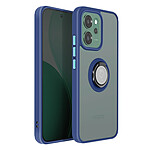 Avizar Coque pour Oppo Reno 14 F / 14 FS avec Support Anneau et Fixation Magnétique Bleu