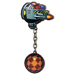 Sonic The Hedgehog - Pin's Dr. Eggman Egg Mobile Chained Sonic The Hedgehog - Pin's Dr. Eggman Egg Mobile Chained