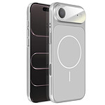 Avizar Coque MagSafe pour iPhone Air Rigide avec Verre Protection Caméra Argent